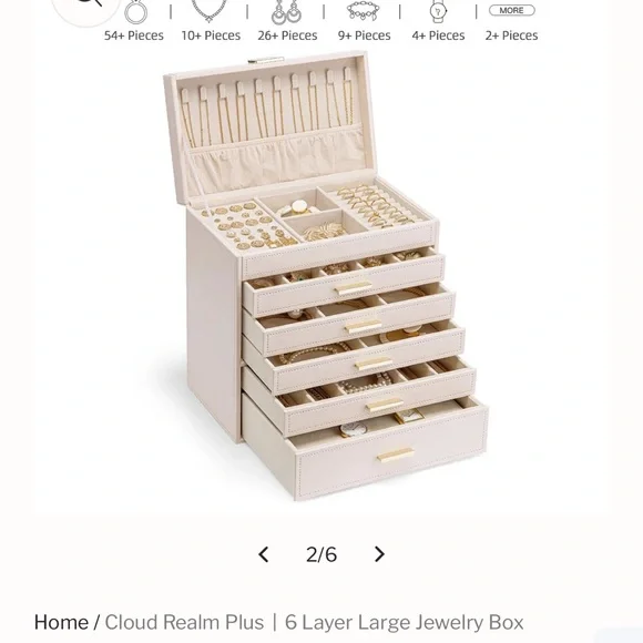 Vlando Large Jewelry Organizer NWOT - Picture 2 of 9